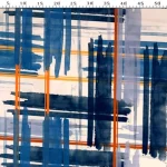 Mixed Striped Upholstery Fabric