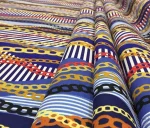 Multicolored Chain Pattern Upholstery Fabric - Image 7