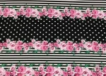 Polka Dot Striped Upholstery Fabric