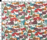 Scandinavian Homes Patterned Children's Curtain Fabric
