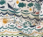 Sea and Sun Patterned Upholstery Fabric - Image 3