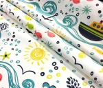 Sea-themed children's curtain fabric - Image 7