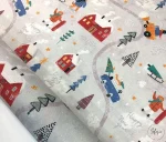 Snow Pattern Upholstery Fabric