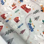 Snow Pattern Upholstery Fabric