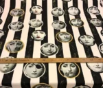 Striped Fornasetti Upholstery Fabric - Image 3