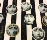 Striped Fornasetti Upholstery Fabric