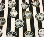 Striped Fornasetti Upholstery Fabric - Image 6
