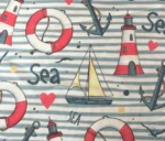 Striped Sailor Pattern Upholstery Fabric - Image 5