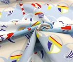 Wavy Sea Pattern Upholstery Fabric - Image 3