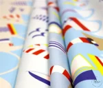 Wavy Sea Pattern Upholstery Fabric - Image 7