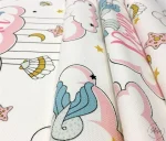 White Pink Dream Children's Chair Upholstery Fabric - Image 5
