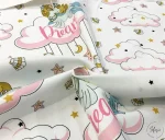 White Pink Dream Children's Chair Upholstery Fabric - Image 7