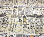 Ancient Egyptian Patterned Upholstery Fabric - Image 5