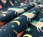Black Children's Fabric with Unicorn Horse Pattern - Image 8
