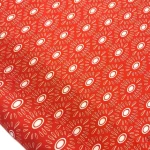 Boho Patterned Modern Red and White Upholstery Fabric