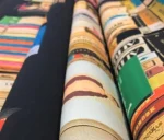 Book Patterned Upholstery Fabric for Armchairs - Image 7