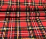 Christmas Gingham Sofa Upholstery Fabric - Image 4