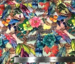 Colorful Floral Patterned Upholstery Fabric - Image 3