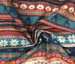 Colorful Kilim Patterned Ethnic Fabric - Image 3