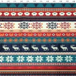 Colorful Kilim Patterned Ethnic Fabric