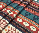Colorful Kilim Patterned Ethnic Fabric - Image 4