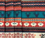 Colorful Kilim Patterned Ethnic Fabric - Image 5