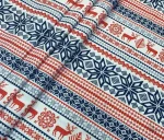 Colorful Knitted Winter Patterned Traditional Fabric - Image 3