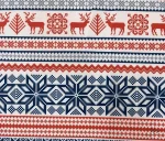 Colorful Knitted Winter Patterned Traditional Fabric