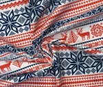 Colorful Knitted Winter Patterned Traditional Fabric - Image 5