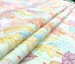 Colorful Leaf Pattern Upholstery Fabric - Image 6