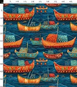 Ethnic Ship Weave Pattern Upholstery Fabric for Chairs - Image 4