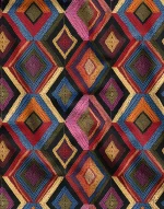 Fabric Model Prepared with Ethnic Knitting