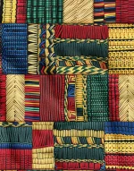 Fabric prepared with ethnic weaving and Anatolian style.