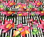 Floral Labyrinth Pattern Upholstery Fabric - Image 7