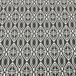 Geometric Pattern White Grey Upholstery Fabric