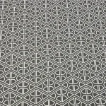 Gray and White Geometric Patterned Upholstery Fabric