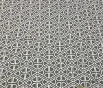 Gray and White Geometric Patterned Upholstery Fabric - Image 8