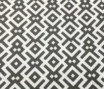 Gray Geometric Upholstery Fabric