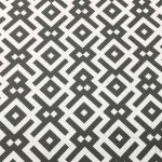 Gray Geometric Upholstery Fabric
