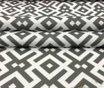 Gray Geometric Upholstery Fabric - Image 6