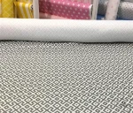 Greek Patterned (Labyrinth / Geometric) Modern Upholstery and Cushion Fabric - Image 3