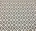 Greek Patterned (Labyrinth / Geometric) Modern Upholstery and Cushion Fabric