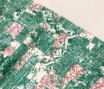 Green Patchwork Style Upholstery and Curtain Fabric - Image 5