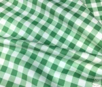 Green Plaid Sofa and Curtain Fabric with Square Pattern - Image 3