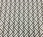 Grey Geometric Upholstery Fabric
