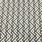 Grey Geometric Upholstery Fabric