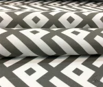 Grey Geometric Upholstery Fabric - Image 6