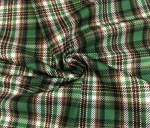 Khaki Green Plaid Pattern Sofa, Curtain and Cover Fabric - Image 4
