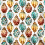 Lamp-themed modern and stylish upholstery fabric.