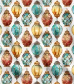 Lamp-themed modern and stylish upholstery fabric.